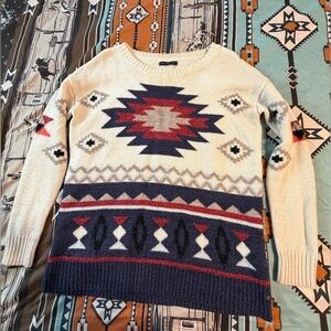 American Eagle Outfitters Southwestern Pattern Sweater